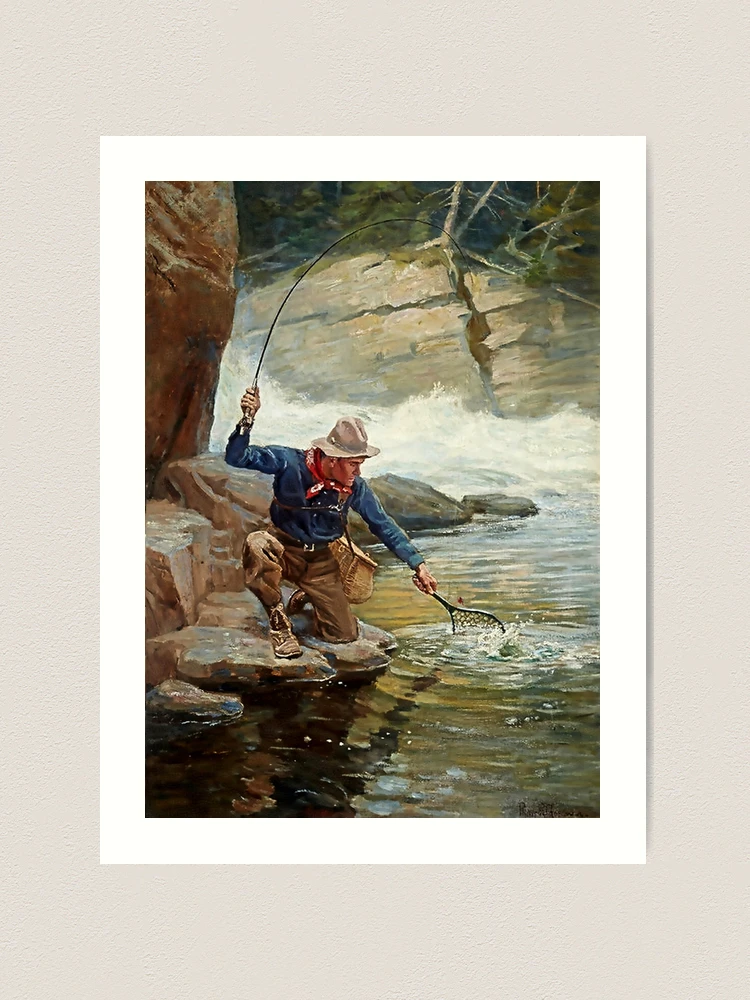 Fishing Parody MMM! . . . PHEROMONES! Bookplate Art Print by Alastair  Hilleary19