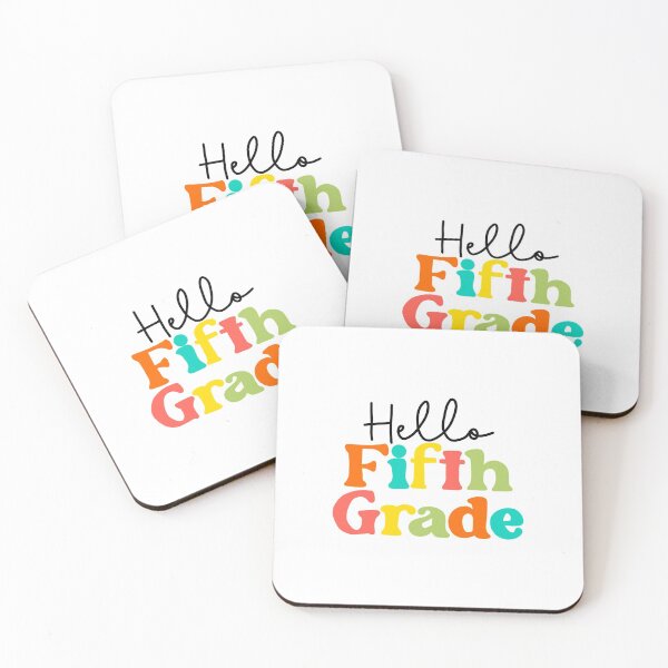 Item preview, hello fifth grade bright colors designed and sold by AndrewMarieD.