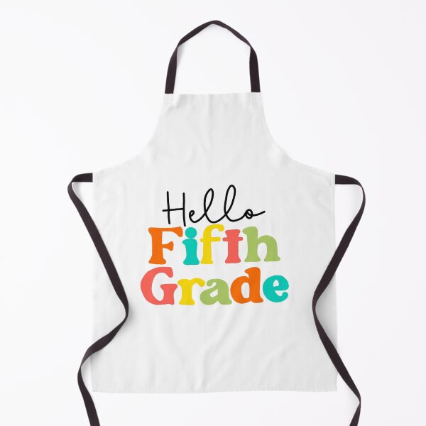 Item preview, hello fifth grade bright colors designed and sold by AndrewMarieD.