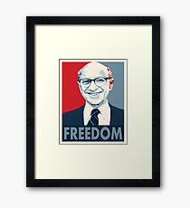 Milton Friedman Framed Print