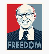 Milton Friedman Fotodruck