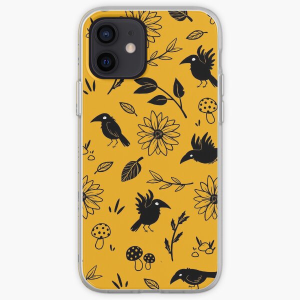 Crows and Foliage iPhone Soft Case