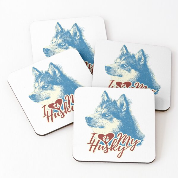 Item preview, I Love my Husky designed and sold by csoDesign.