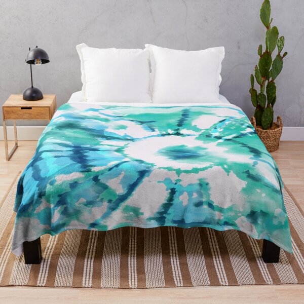 Item preview, Aqua Spiral Tie Dye designed and sold by LisWilliams.