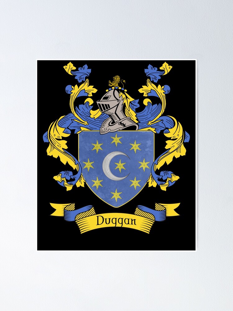 "Duggan Coat Of Arms | Duggan Family Crest" Poster For Sale By Chuppys ...