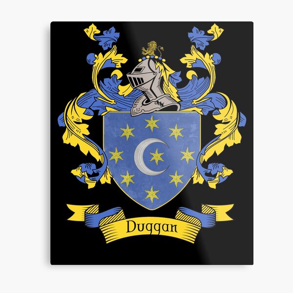 L Mina Met Lica Escudo De Armas De Duggan Cresta De La Familia Duggan De Chuppys Redbubble