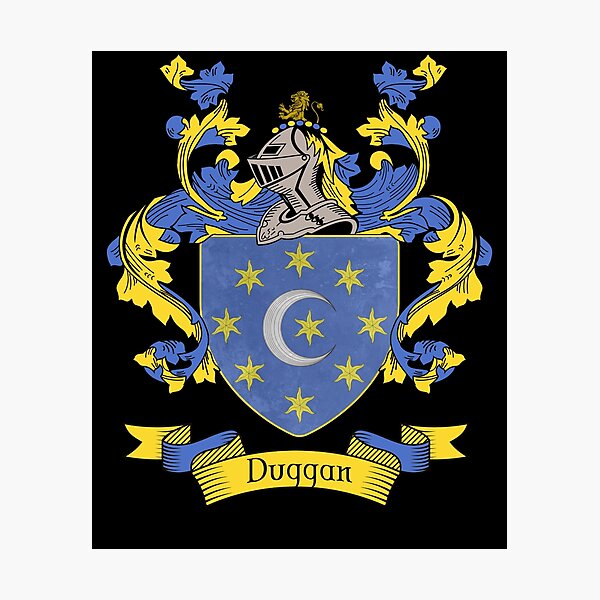 "Duggan Coat Of Arms | Duggan Family Crest" Photographic Print For Sale ...