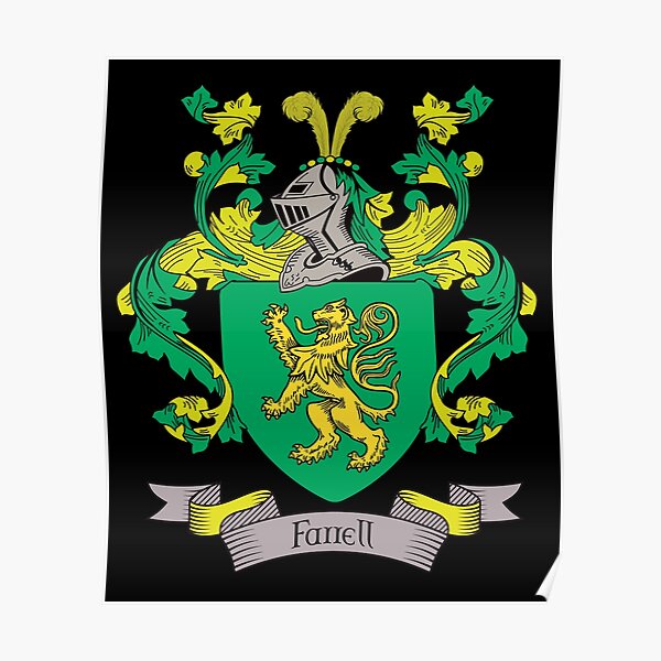 "Farrell Coat of Arms Farrell Family Crest" Poster by chuppys Redbubble