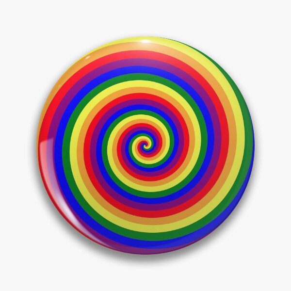 Item preview, Rainbow Pride Spiral Circle designed and sold by CalamityToys.