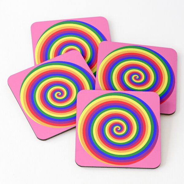 Item preview, Rainbow Pride Spiral Circle designed and sold by CalamityToys.