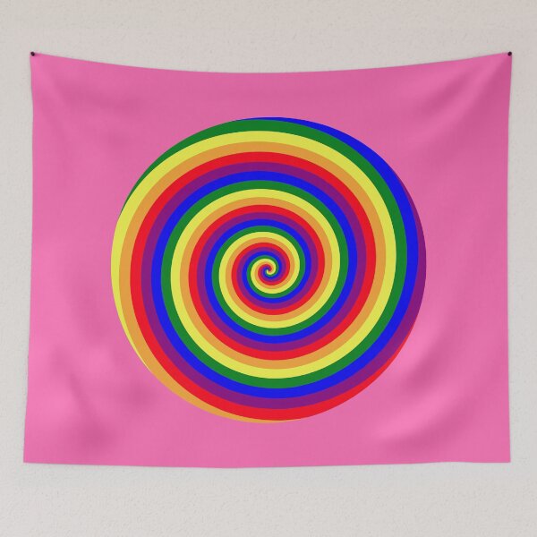 Item preview, Rainbow Pride Spiral Circle designed and sold by CalamityToys.