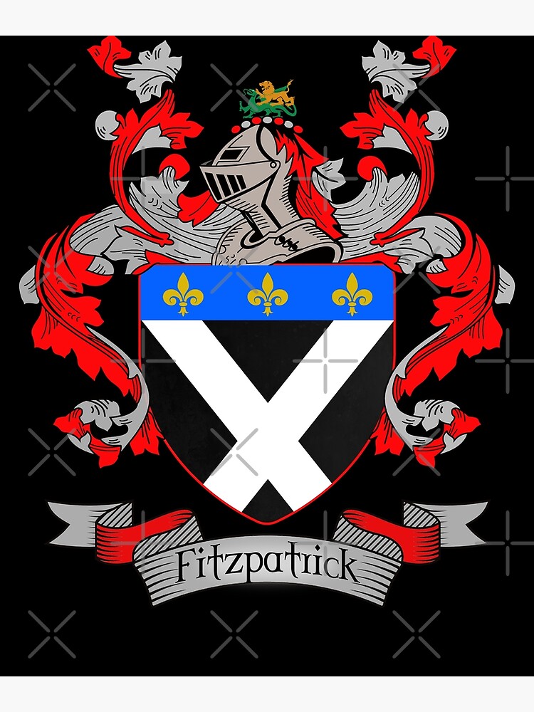 "Fitzpatrick Coat Of Arms Fitzpatrick Family Crest" Photographic Print ...