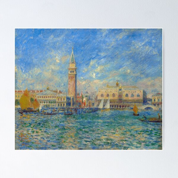 Item preview, Pierre-Auguste Renoir "Vue de Venise (Le Palais des Doges)" designed and sold by Alexandra Dahl.