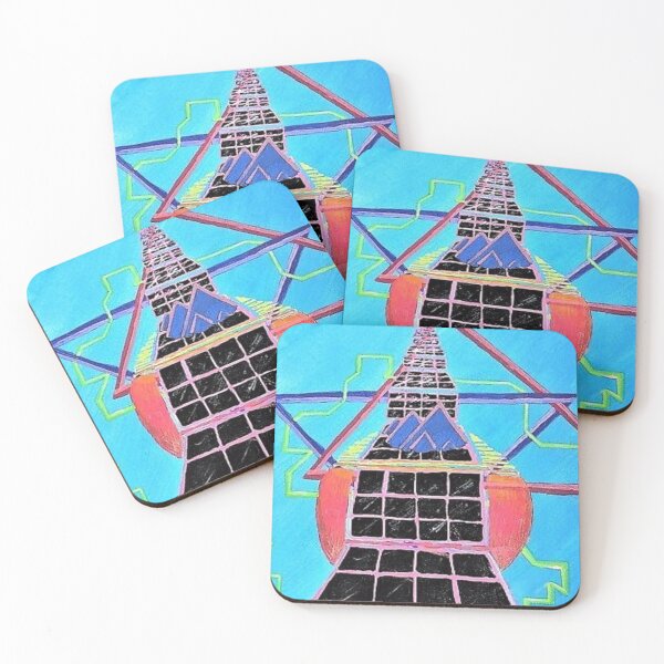 Item preview, Stairway In Vapor Wave designed and sold by Saucy Arts.