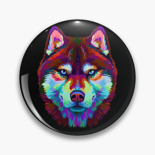 Item preview, colored husky siberian chusky  designed and sold by zaher97.