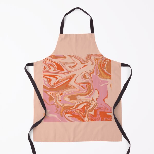 Item preview, warm tones/pink swirly waves marble designed and sold by spillthebeenz.