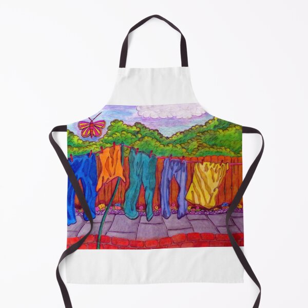 Item preview, 562 - WASHING DAY - DAVE EDWARDS - COLOURED PENCILS - 2021 designed and sold by BLYTHART.