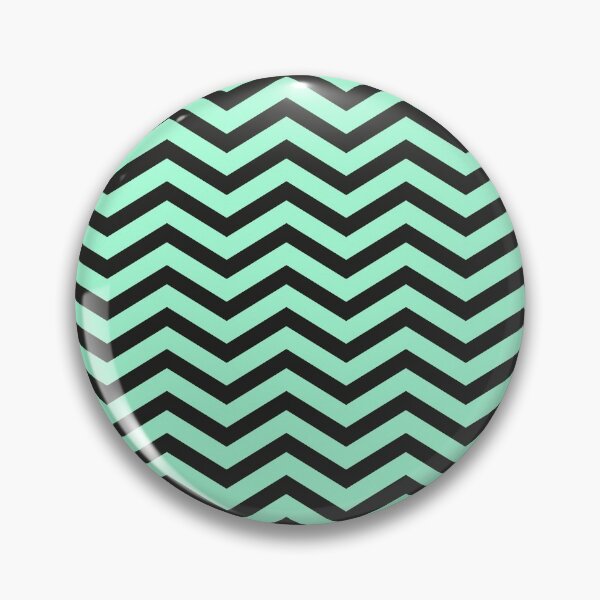 Aperçu de l'œuvre imprimé géométrique chevron menthe créée et vendue par Xhere.