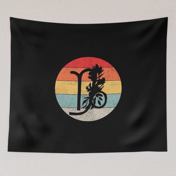 Item preview, Floral Capricorn Zodiac Horoscope Sign Retro Sunset Graphic  designed and sold by DSweethearts.