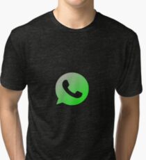 Camiseta de tejido mixto Whatsapp