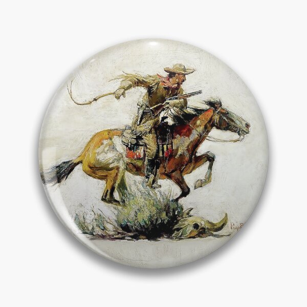 Item preview, “Winchester Horse and Rider” by Philip R Goodwin designed and sold by PatricianneK.