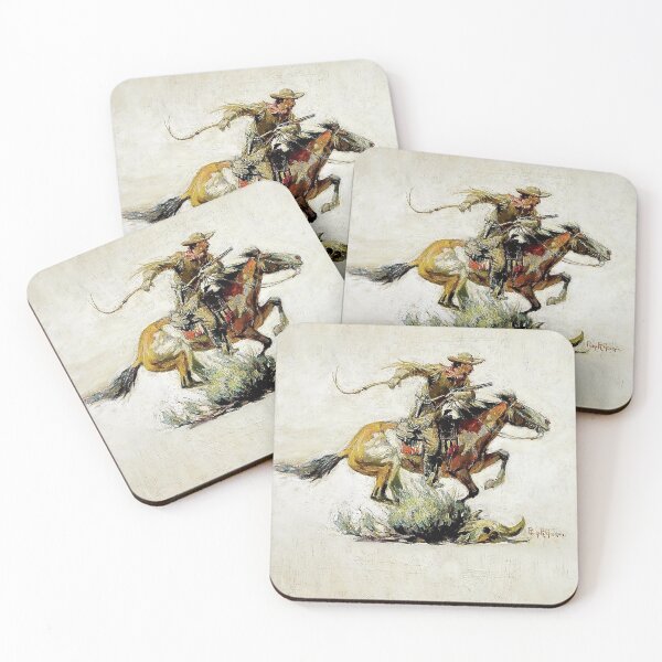 Item preview, “Winchester Horse and Rider” by Philip R Goodwin designed and sold by PatricianneK.