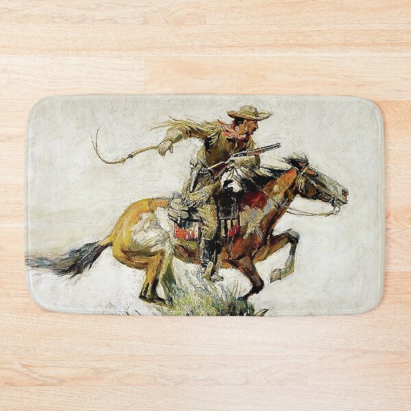Item preview, “Winchester Horse and Rider” by Philip R Goodwin designed and sold by PatricianneK.