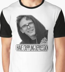 I Have Crippling Depression - IDubbbzTV Graphic T-Shirt