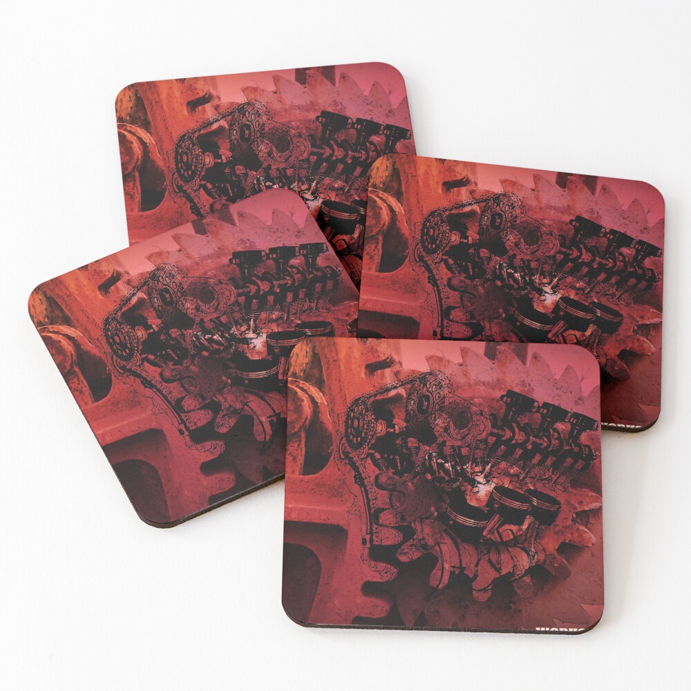 Item preview, Coasters (Set of 4) designed and sold by Blue-Button.