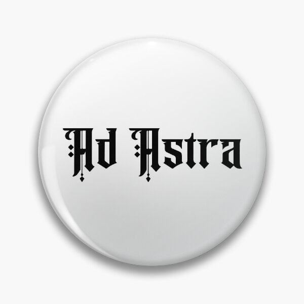 Item preview, Ad Astra Per Aspera Latin Motto Calligraphy B&W designed and sold by yisela.