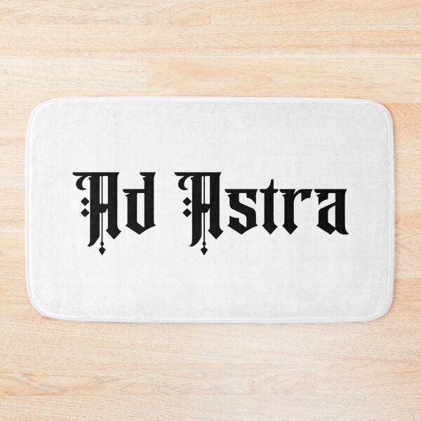 Item preview, Ad Astra Per Aspera Latin Motto Calligraphy B&W designed and sold by yisela.