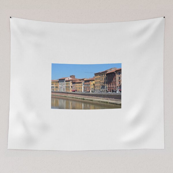 Item preview, Buildings from Pisa reflected in the water designed and sold by oanaunciuleanu.