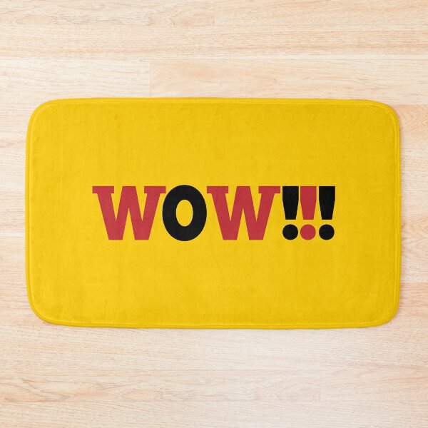 Item preview, WOW Message bubble with emotional text Wow Retro speech bubble with red and black words. designed and sold by Tae Mi.