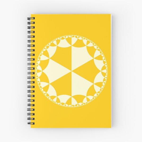 Item preview, hyperbolic square tiling yellow designed and sold by egg-pdf.