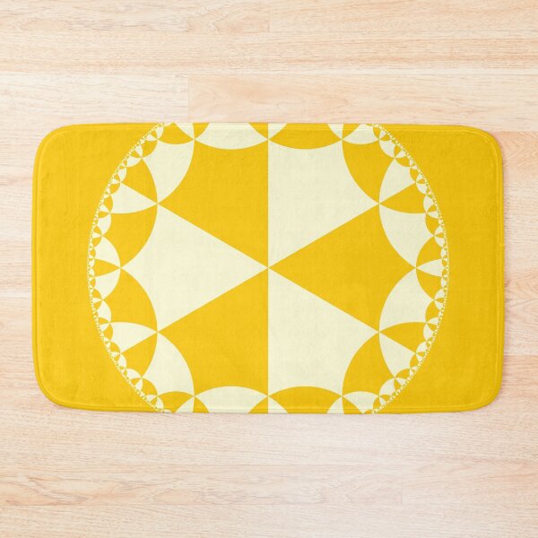 Item preview, hyperbolic square tiling yellow designed and sold by egg-pdf.