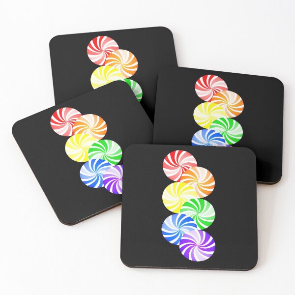 Item preview, Rainbow Peppermint Candies  designed and sold by WickedRefined - Nicole Demereckis.