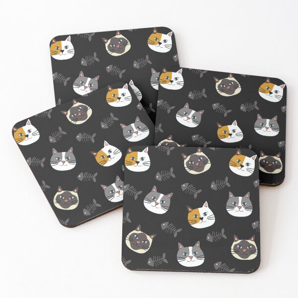 Item preview, Cute cats and fish design designed and sold by Strale25kv.