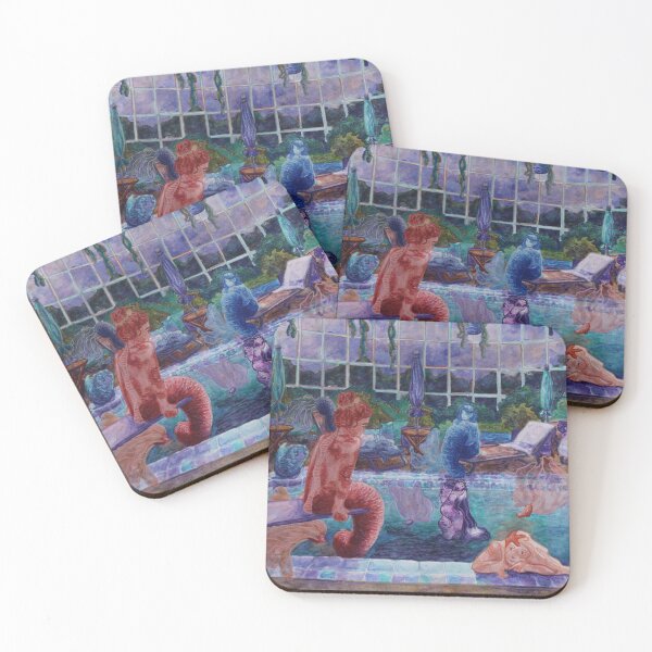 Item preview, Mermaid Pool Party  designed and sold by Kellie-Hubb-Art.