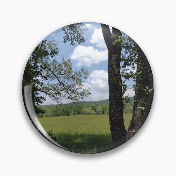 Item preview, Trees and fence by a field in Cades Cove designed and sold by magicbyrc.