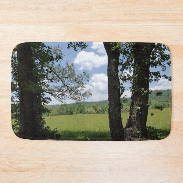 Item preview, Trees and fence by a field in Cades Cove designed and sold by magicbyrc.