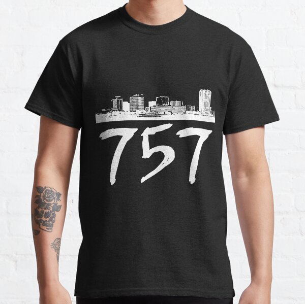 Virginia Beach - 757 (White Logo) Classic T-Shirt