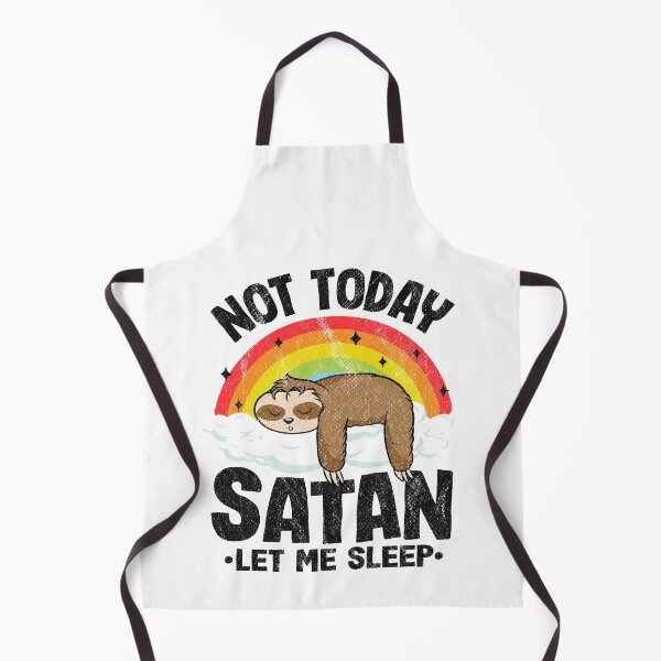 Item preview, Not Today Satan Let Me Sleep Funny Death Metal designed and sold by Stronzi.