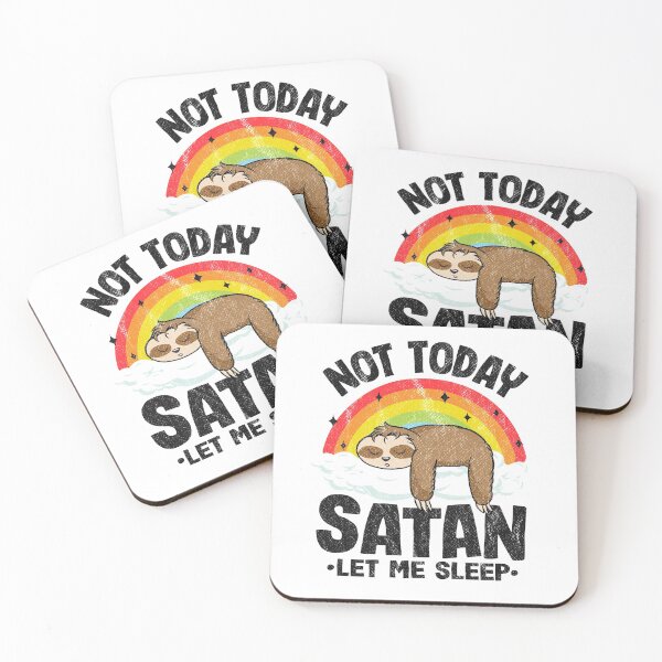 Item preview, Not Today Satan Let Me Sleep Funny Death Metal designed and sold by Stronzi.
