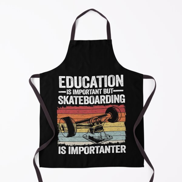 Item preview, Education Is Important But Skateboarding Is Importanter Funny Skateboard designed and sold by Stronzi.