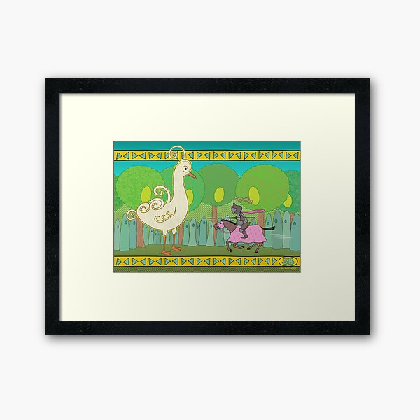 Light Goose Framed Art Print