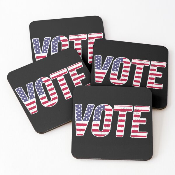 Item preview, Vote USA Flag Text designed and sold by ProjecTees.