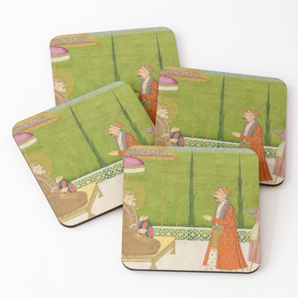 Item preview, The poet Sundar Das before Emperor Shah Jahan designed and sold by HinduArtGallery.
