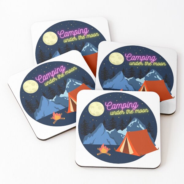 Item preview, Camping under the moon designed and sold by geannine.