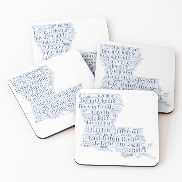 Item preview, Louisiana Parishes Word Salad designed and sold by mooskie13.