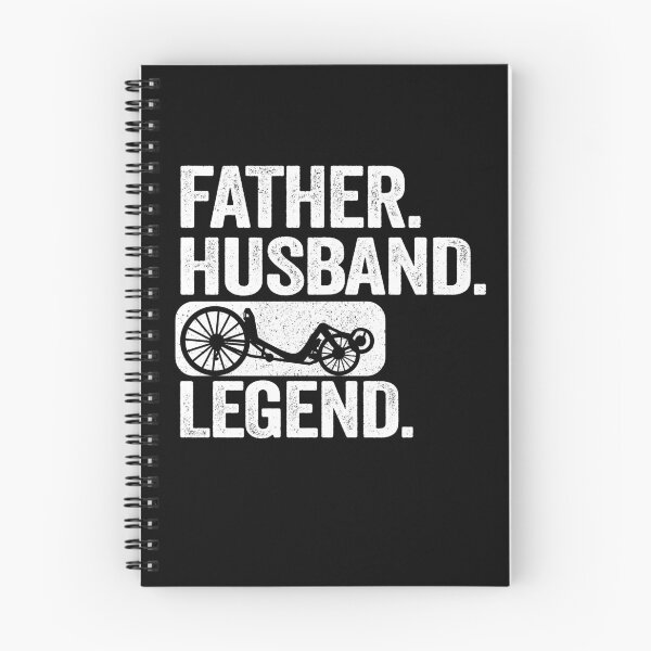 Item preview, Father Husband Recumbent Legend Funny Recumbent Bike designed and sold by Stronzi.